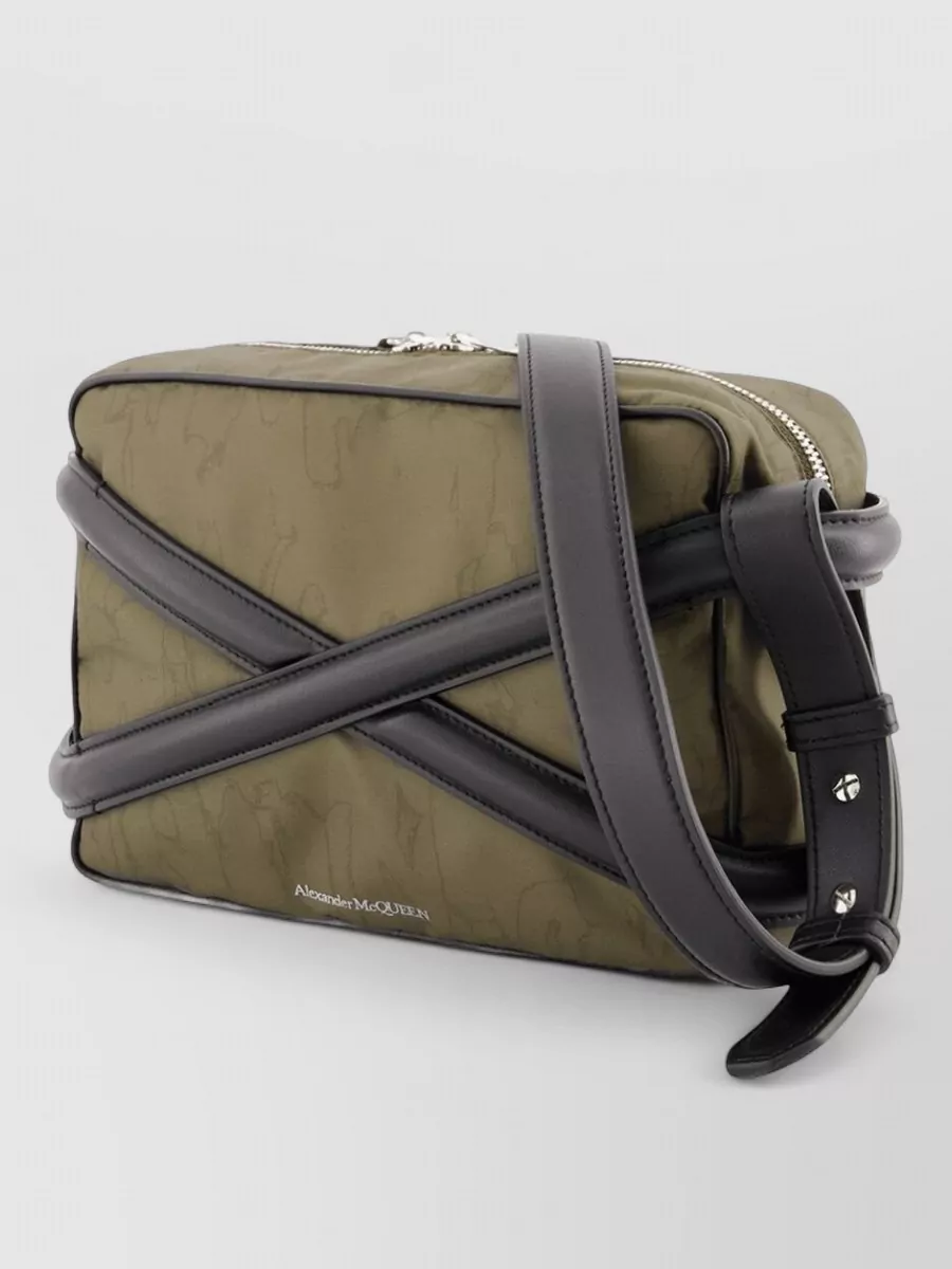 Alexander Mcqueen Nylon Camera Crossbody Bag