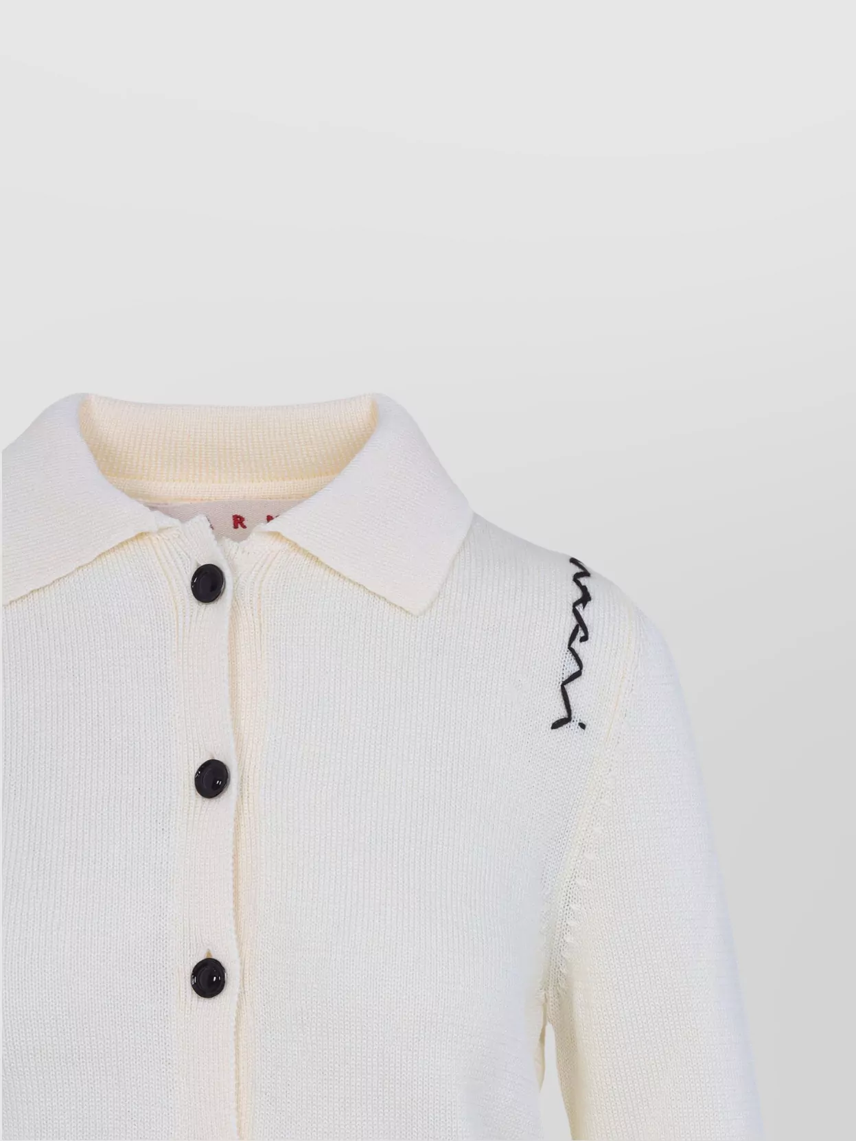 Marni Collared Cotton Knitwear Cardigan