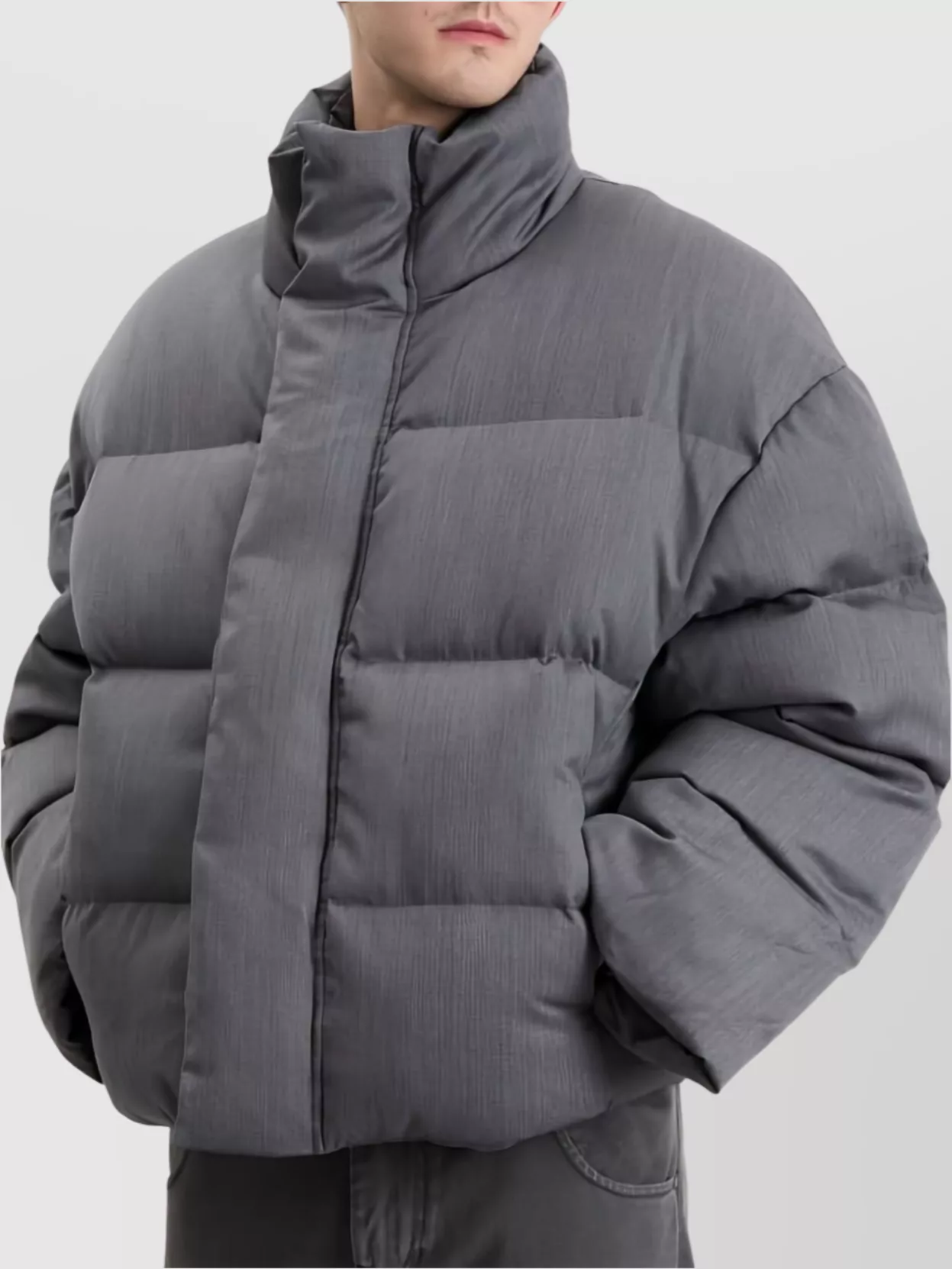 Entire Studios Padded Funnel Neck Long Sleeve Jacket