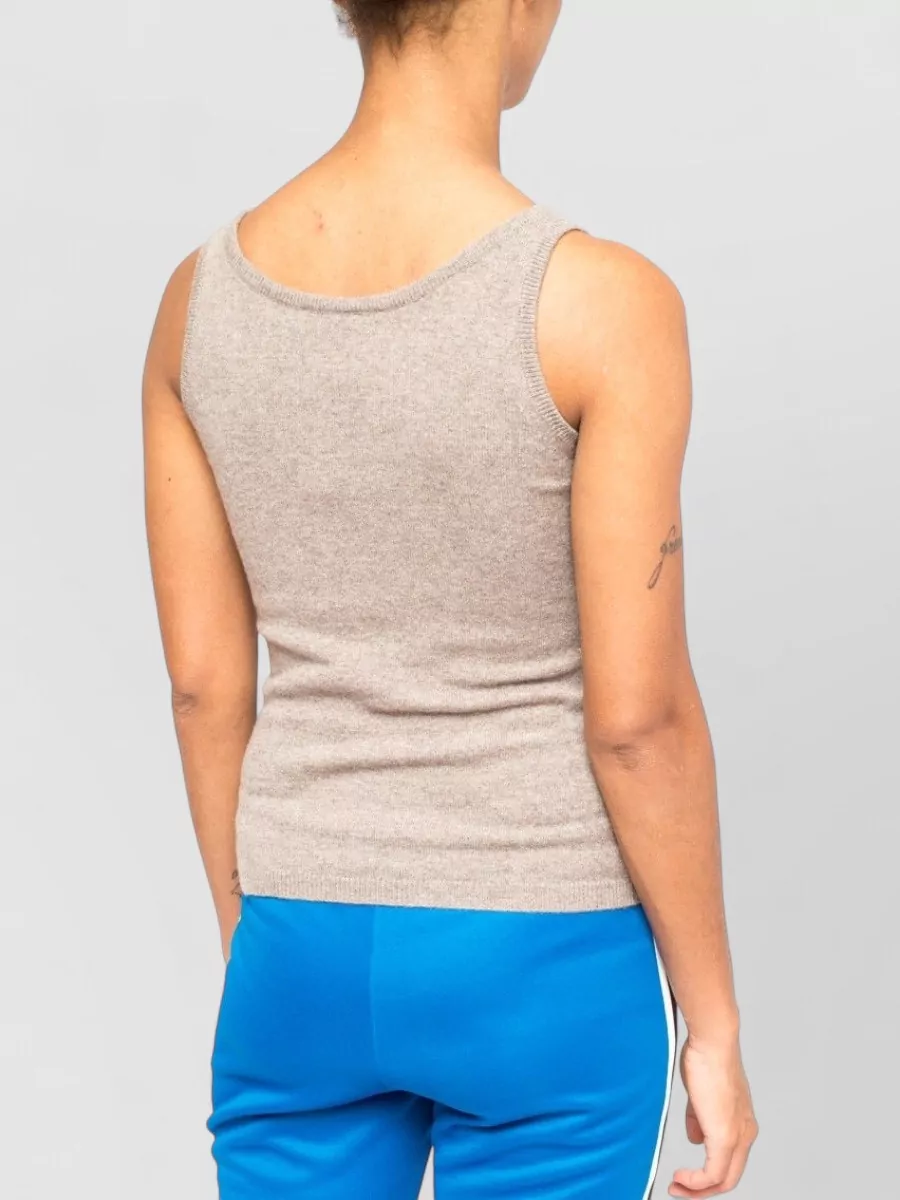 La Rose Cashmere Tank Top