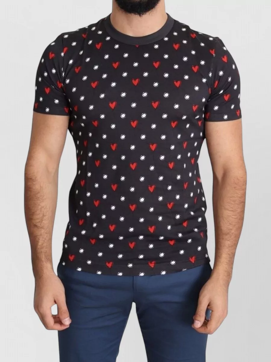 Dolce&Gabbana Hearts print cotton t-shirt