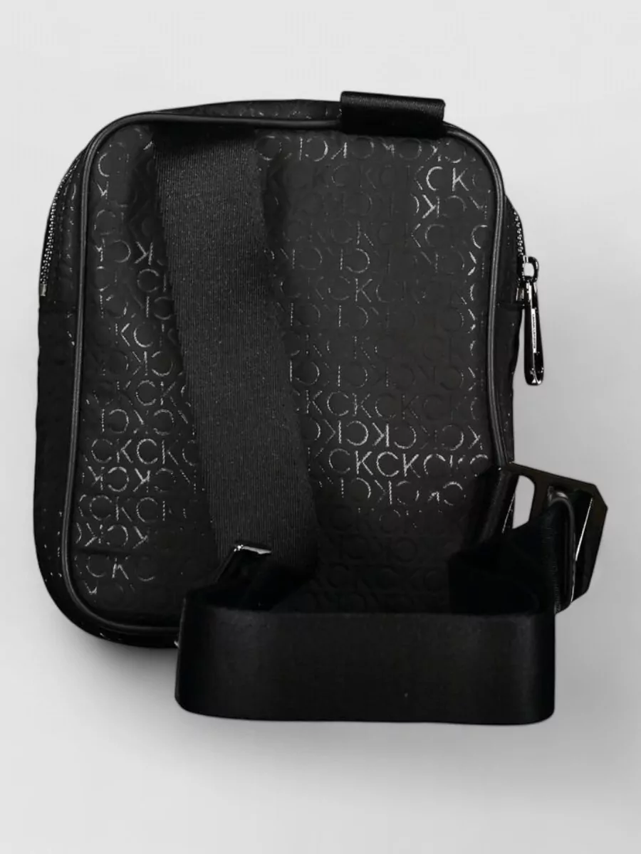 Calvin Klein Embossed Monogram Crossbody Bag