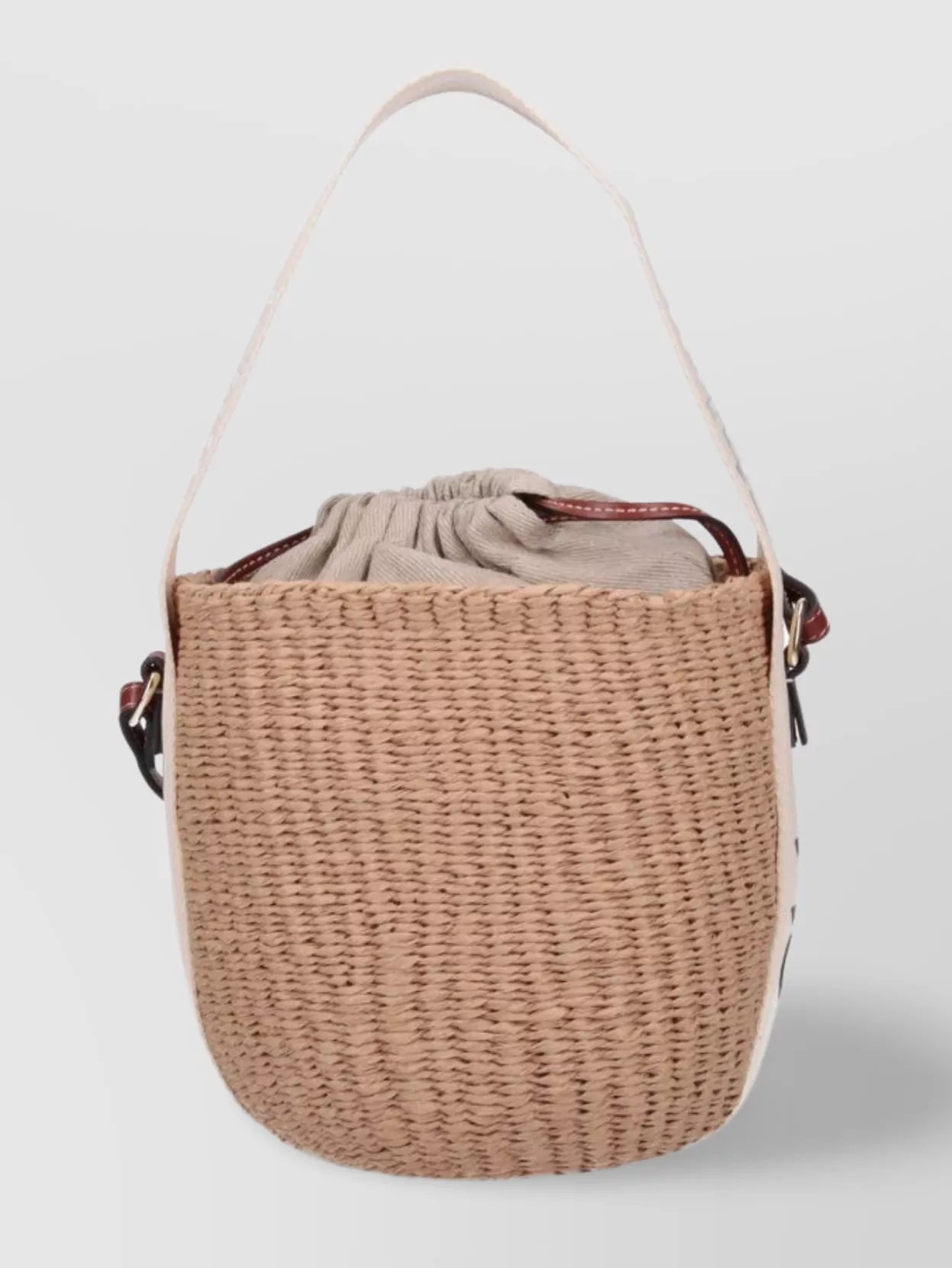 Chloé Bucket Bag With Adjustable Strap And Contrast Stitching