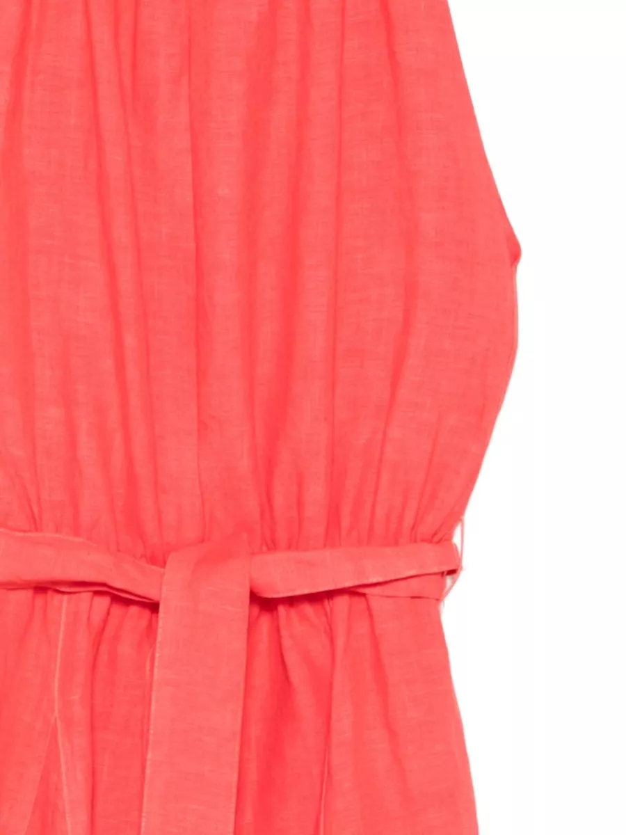 120% Lino Linen Sleeveless Mini Dress