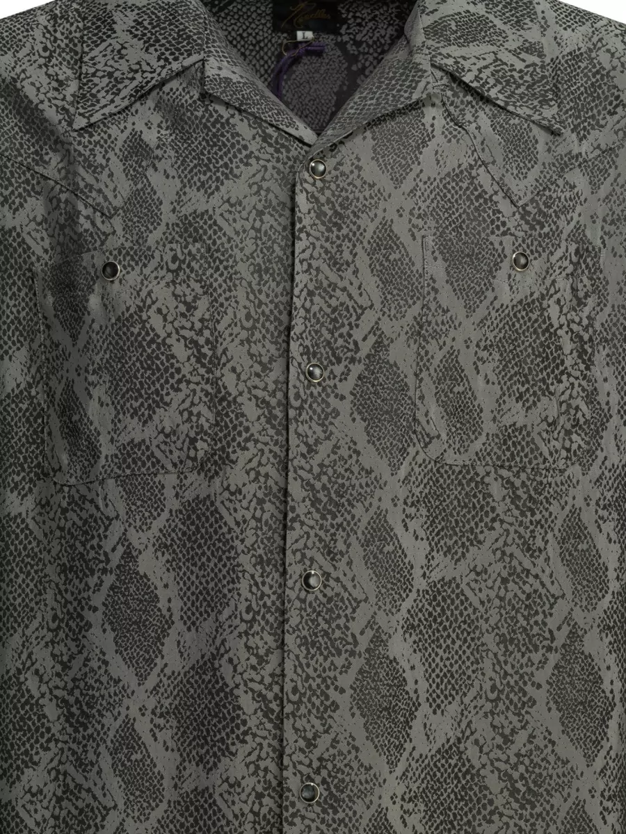 Needles Rayon Casual Shirt Jacket
