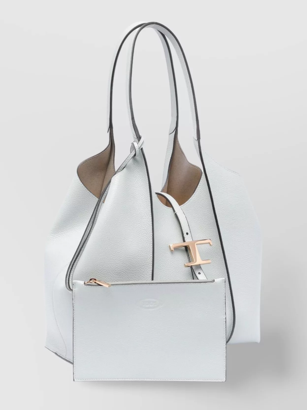 Tod's Structured Tote Bag Metal Hardware