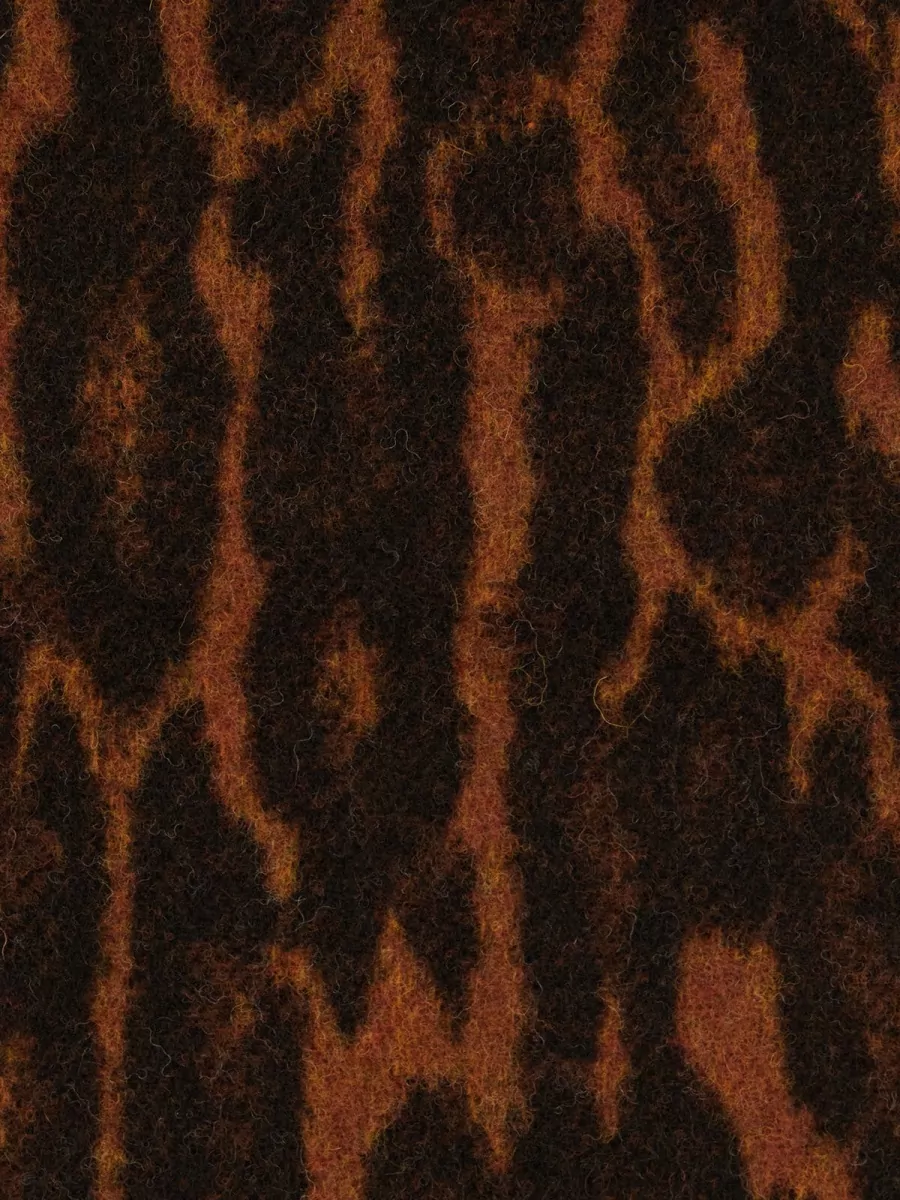 Ganni Wool Embroidered Scarf