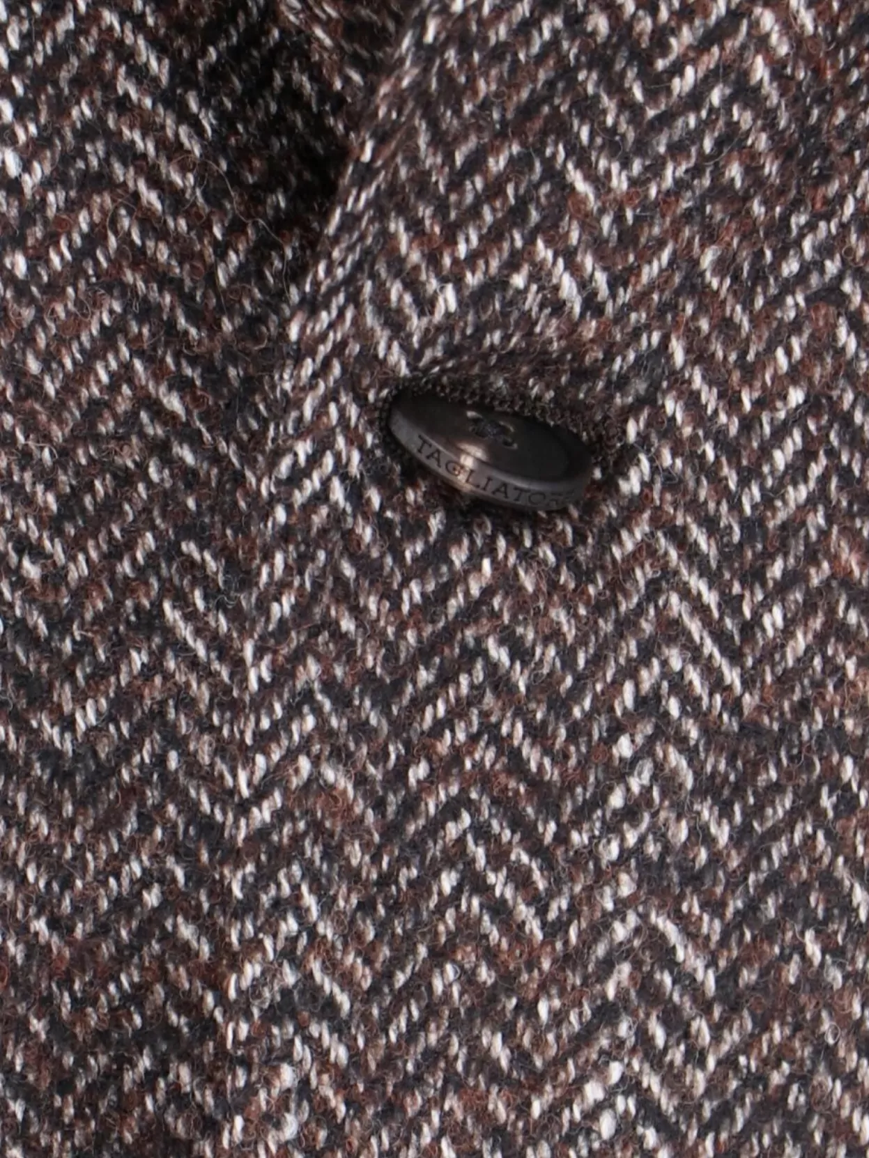 Shop Tagliatore Tailored Jacket Herringbone Pattern