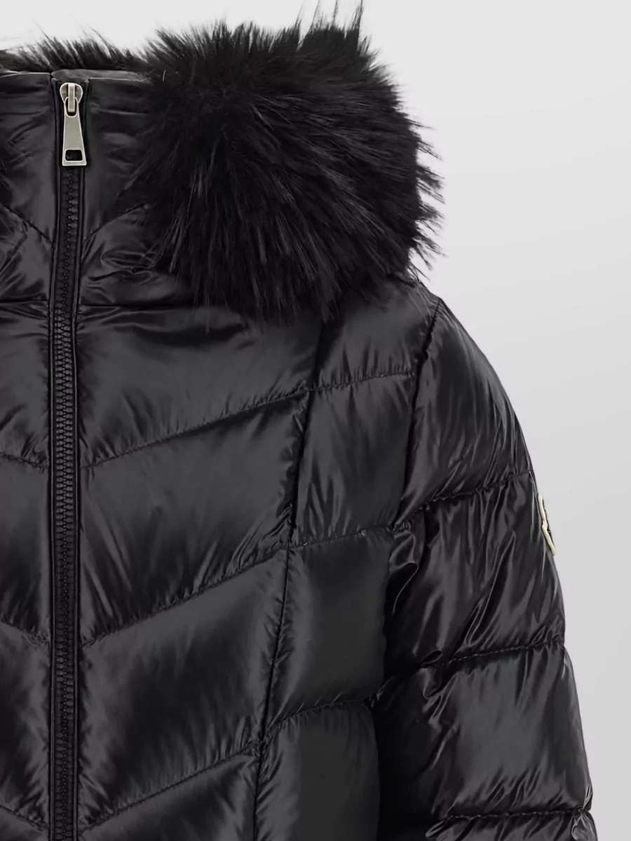 Moncler Down Long Hooded Puffer Coat