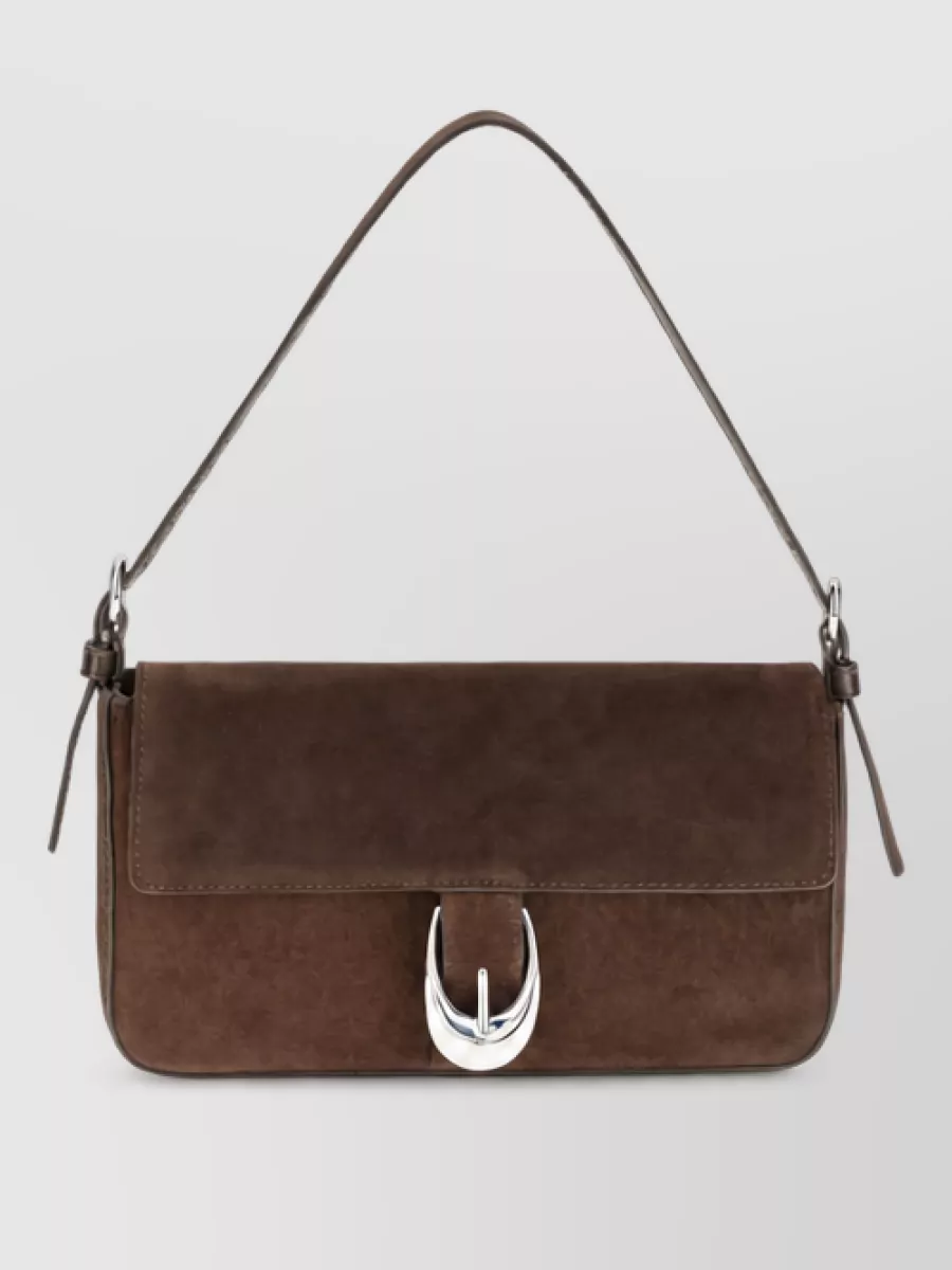 Staud bos taurus calf leather clutch bag