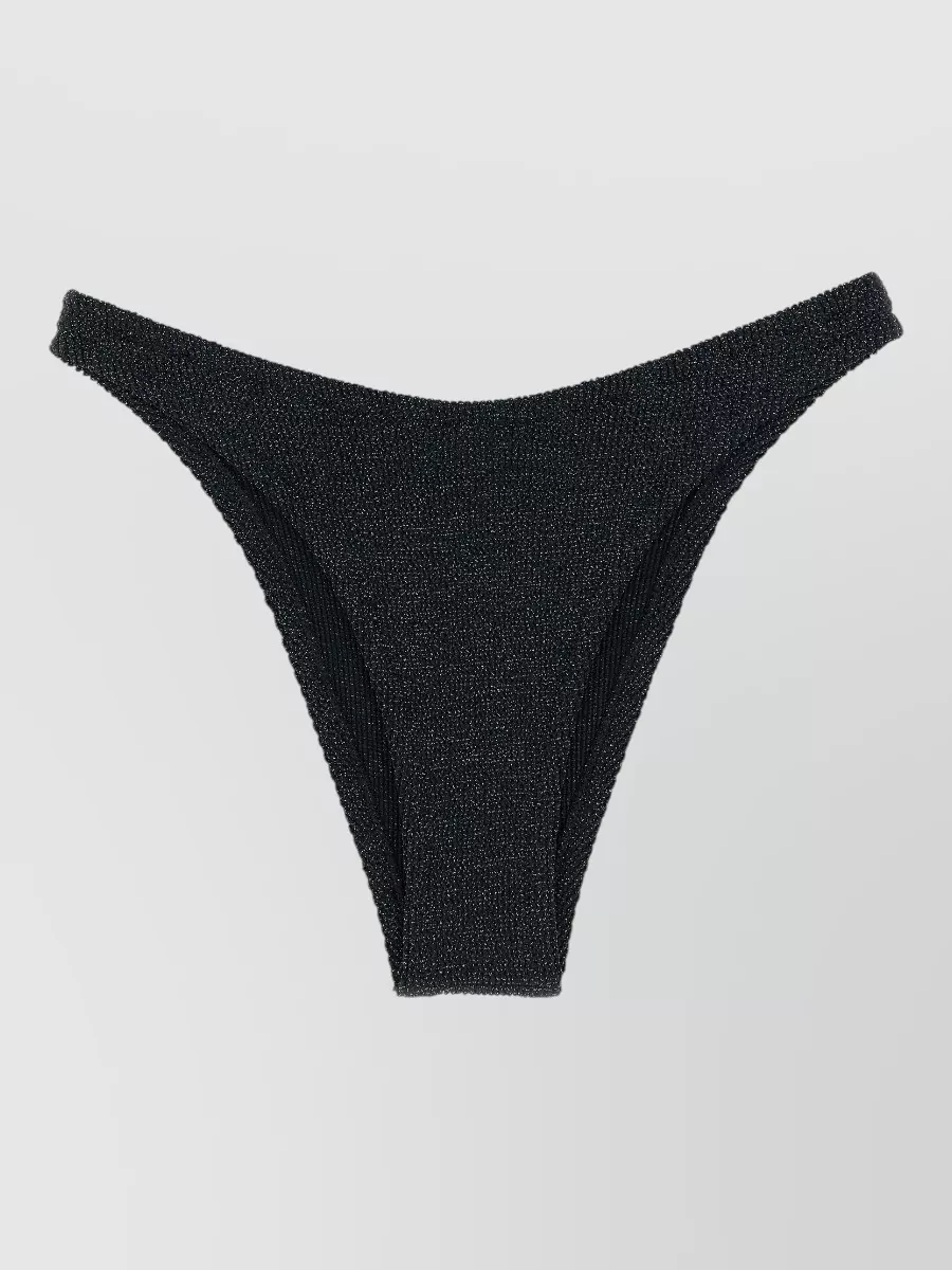 Mc2 Saint Barth Crinkle Lurex Bikini Briefs