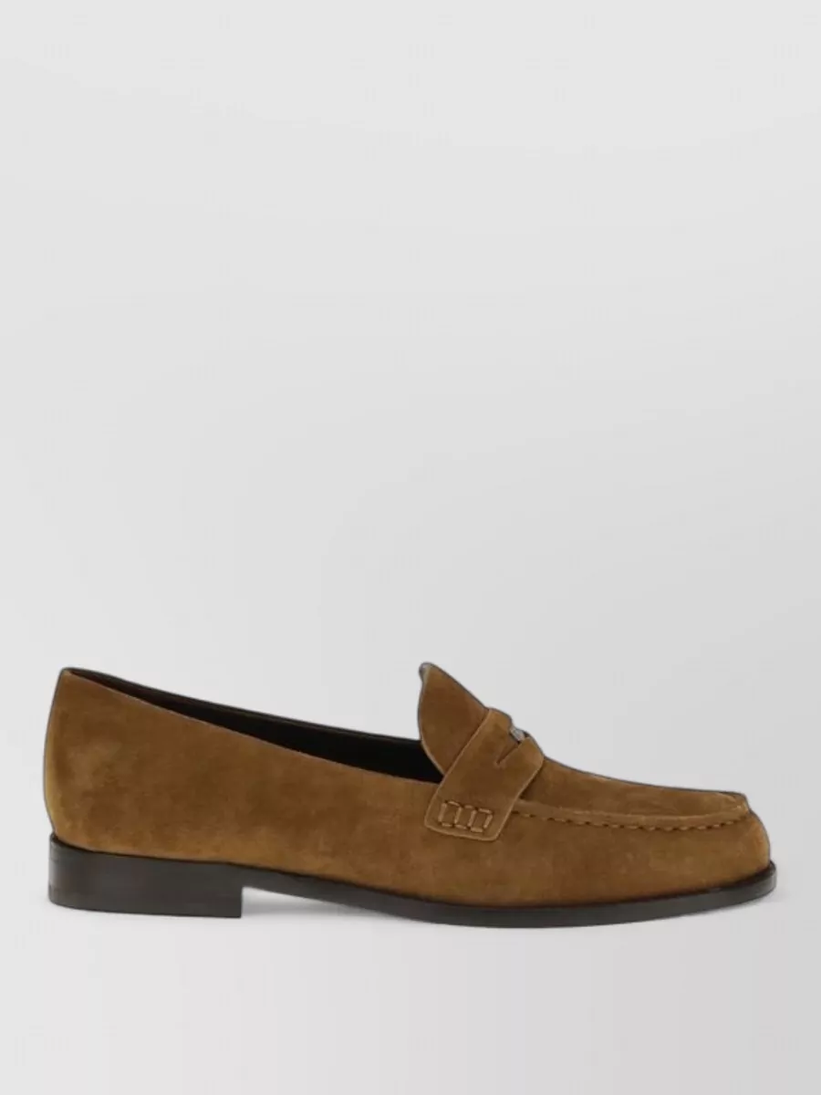 Tory Burch Calf Leather Slip-On Loafers