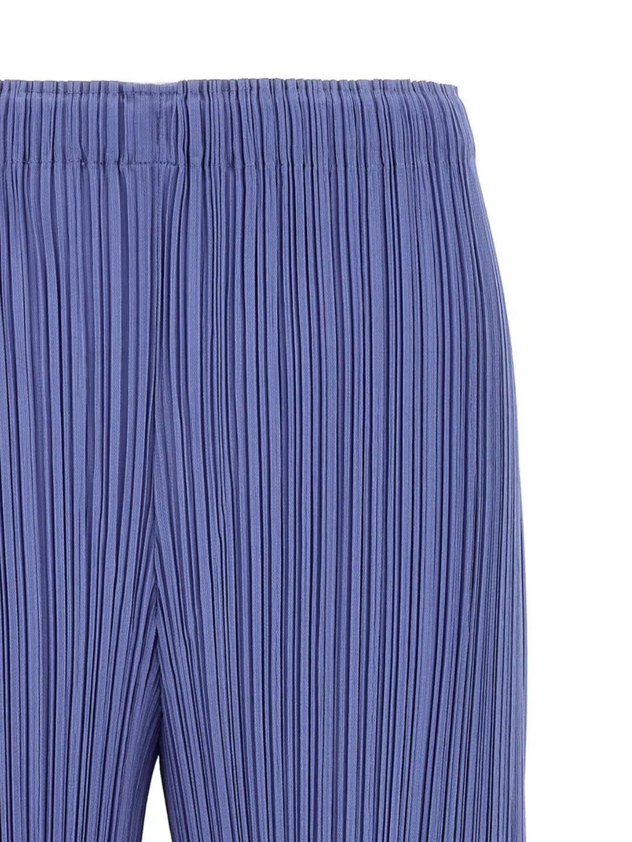 Issey Miyake March Pleated Wide Leg Trousers In Blue