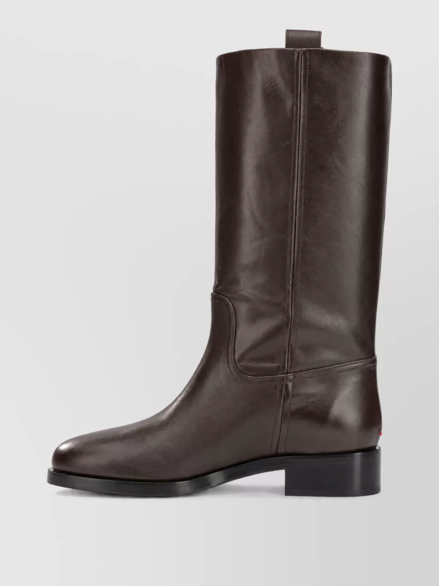 Aeyde Leather Knee-High Boots