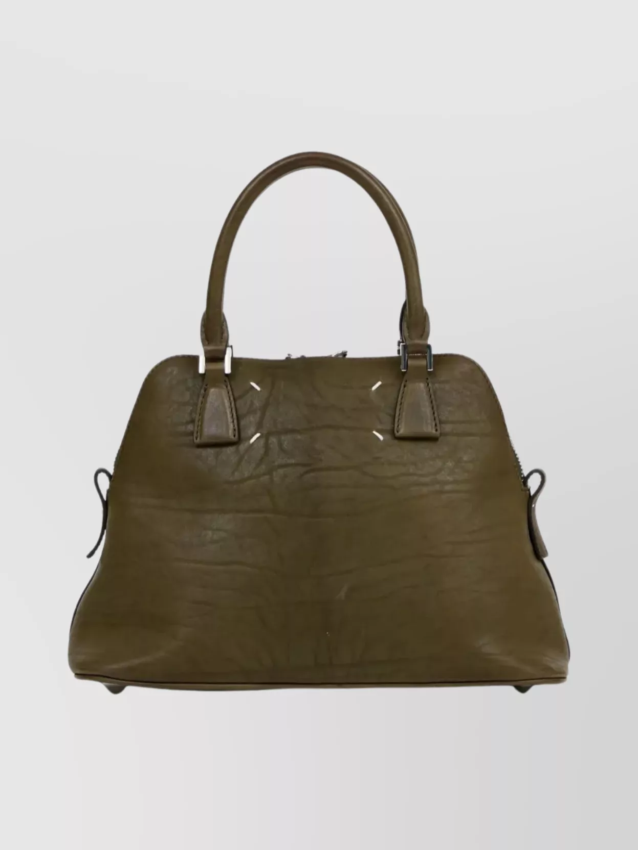 Maison Margiela Stylish Shoulder Bag Metal Ring Detail