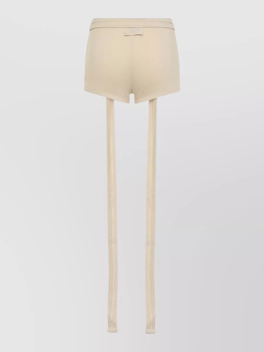 Jean Paul Gaultier Ribbed Mini Shorts
