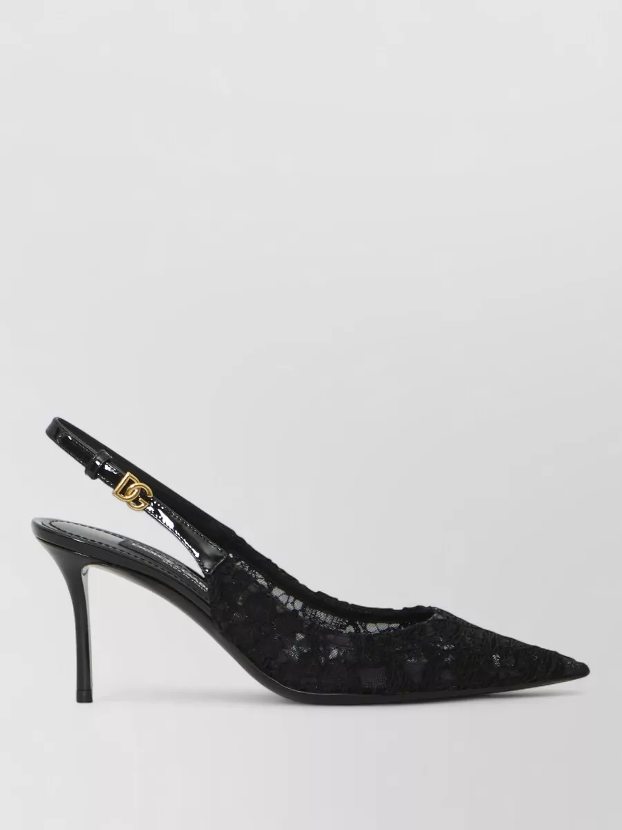 Dolce&Gabbana Lace Slingback Pumps