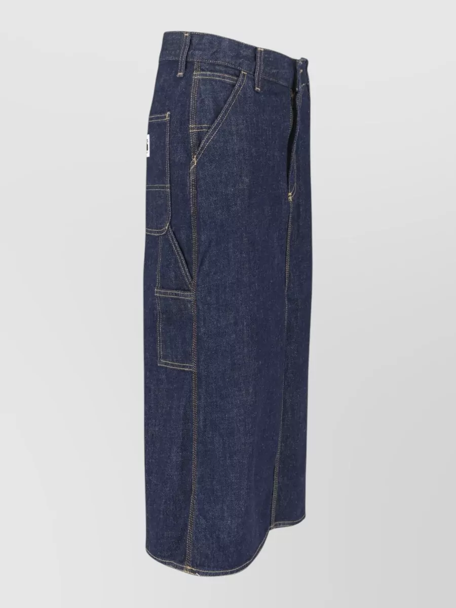 Carhartt Wip Cotton Midi A-Line Skirt