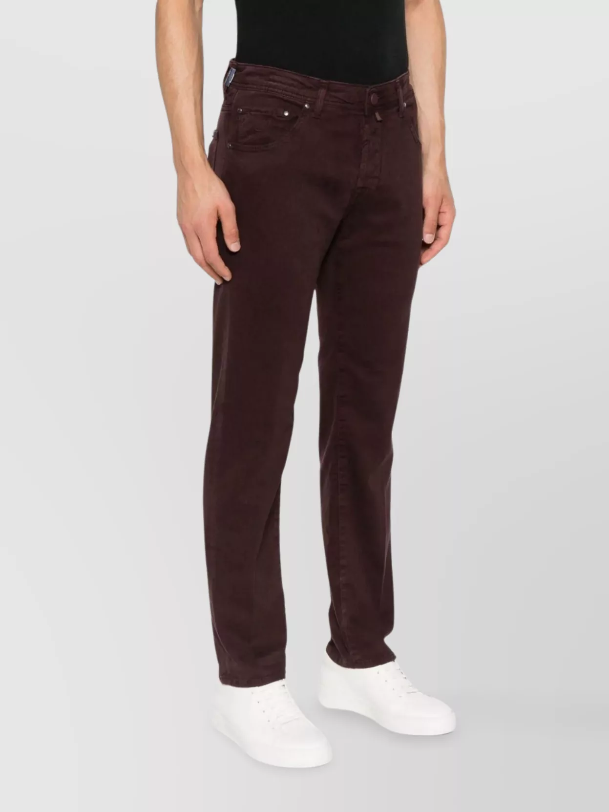 Jacob Cohen Five-Pocket Trousers With Belt Loops And Pockets