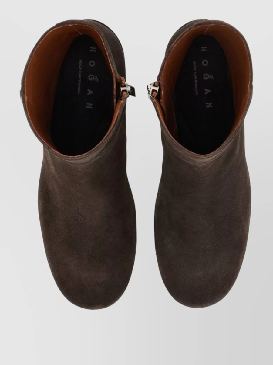 Hogan Leather Ankle Boots