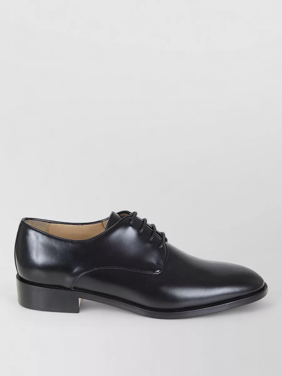 Valentino Garavani Derby Shoes Pas Des Dieux Vitello Logo