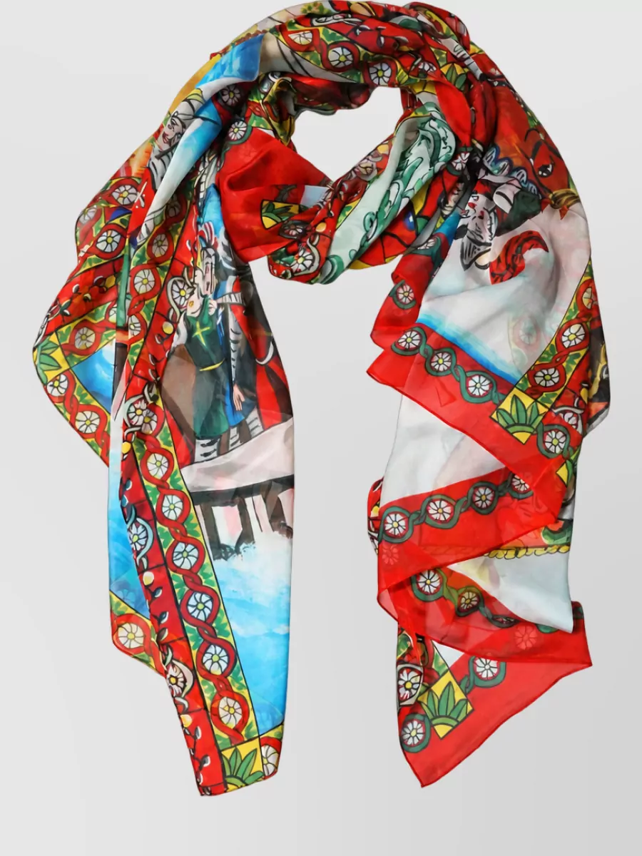 Dolce&Gabbana silk printed scarf