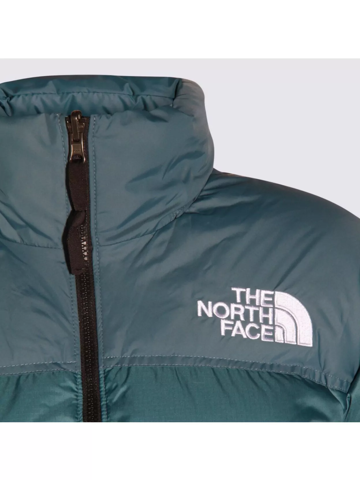 The North Face Insulated Jackets With High Collar And Long Sleeves In Green