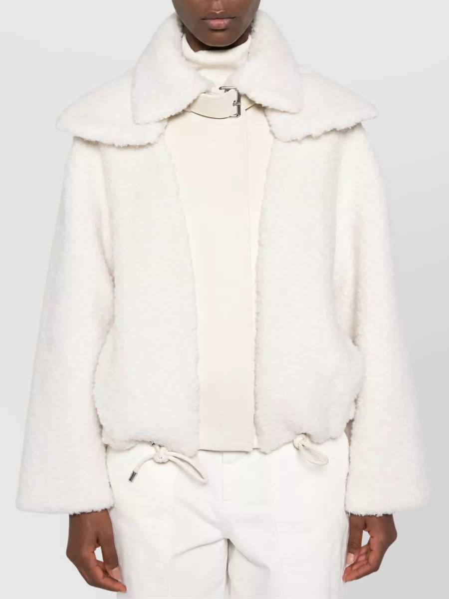 Sportmax Paneled Faux Fur Jacket