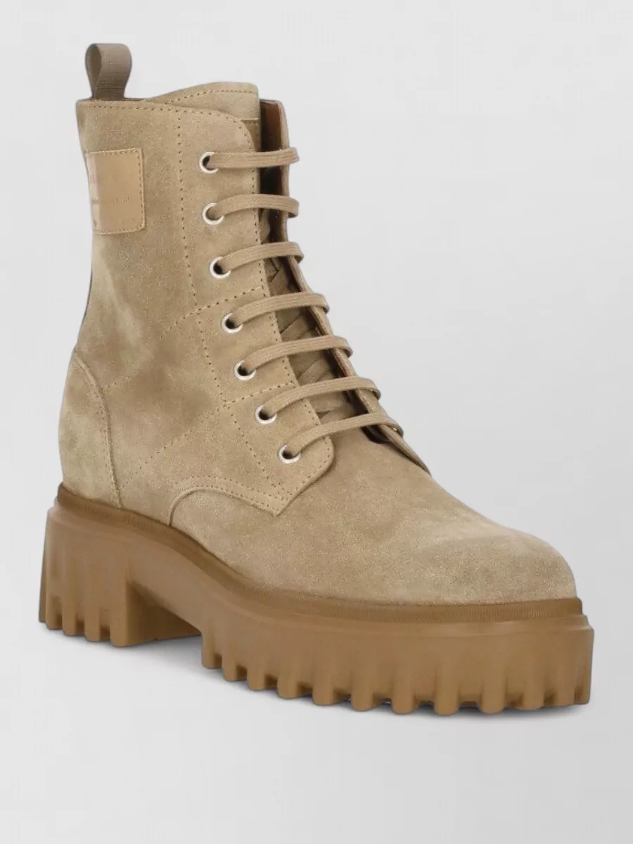 Hogan leather ankle boots