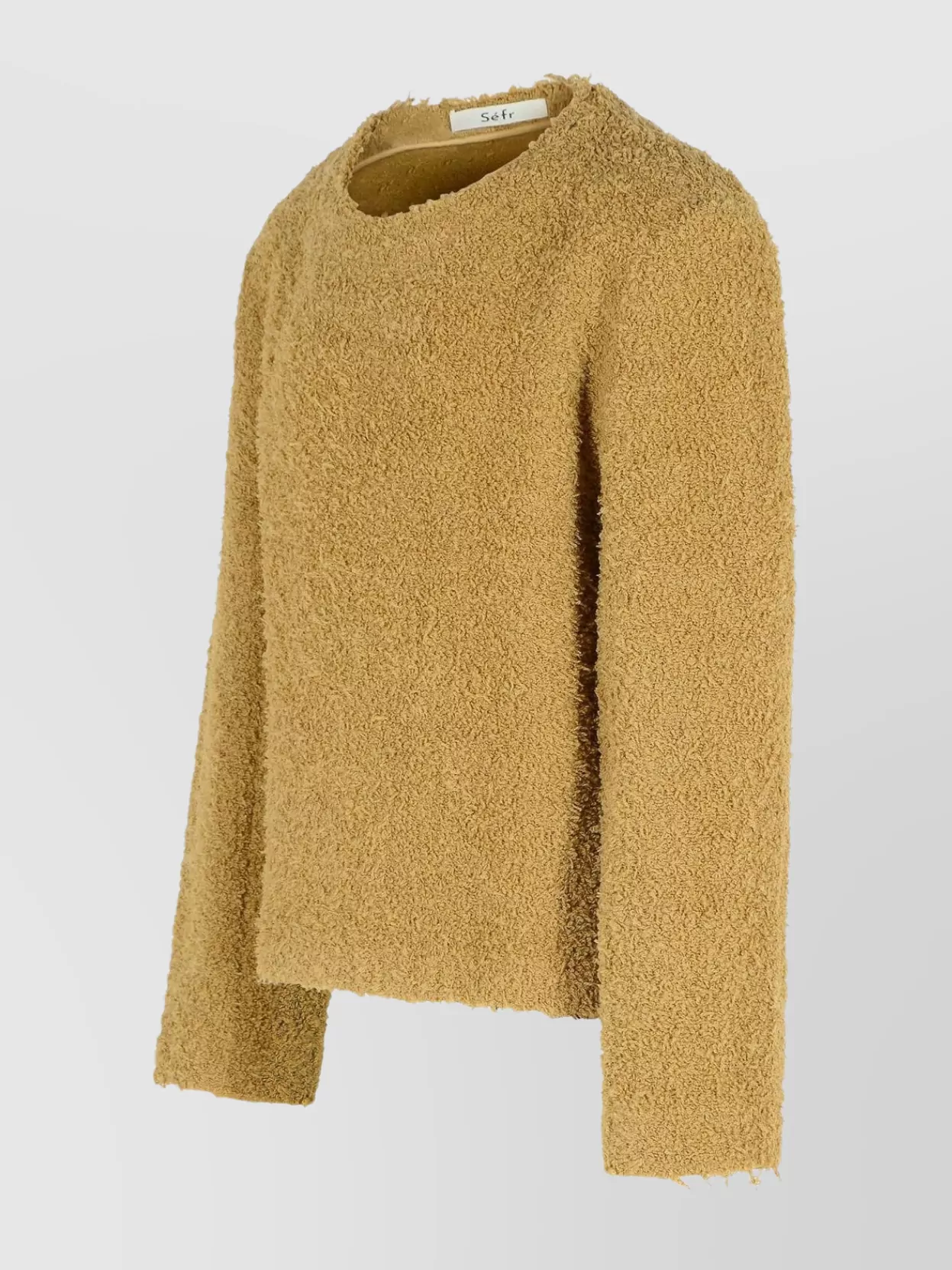 Séfr Textured Virgin Wool Sweater With Long Sleeves
