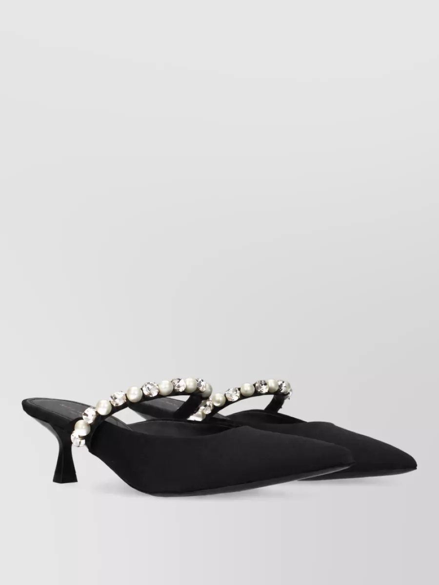 Stella Mccartney Silk Satin Mules