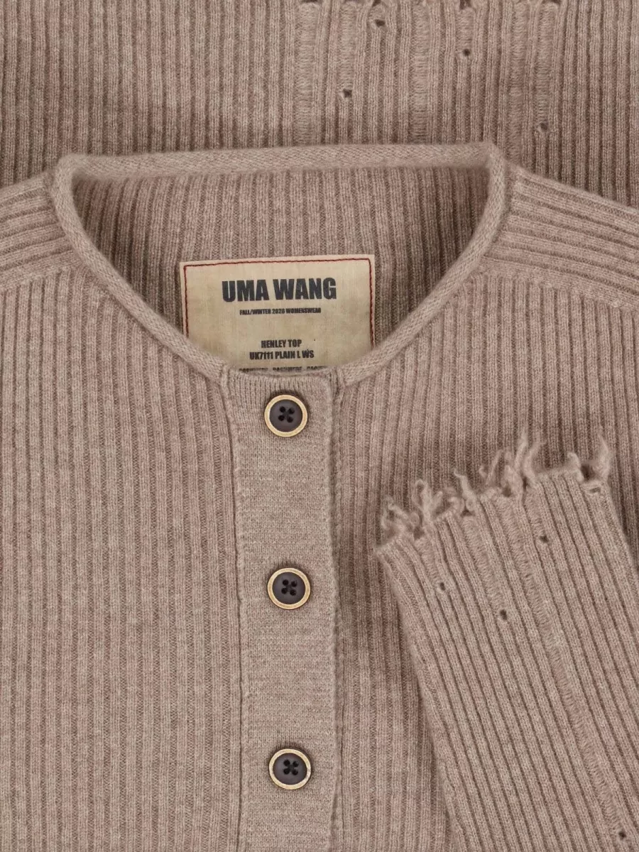 Uma Wang Cashmere Crewneck Sweatshirt