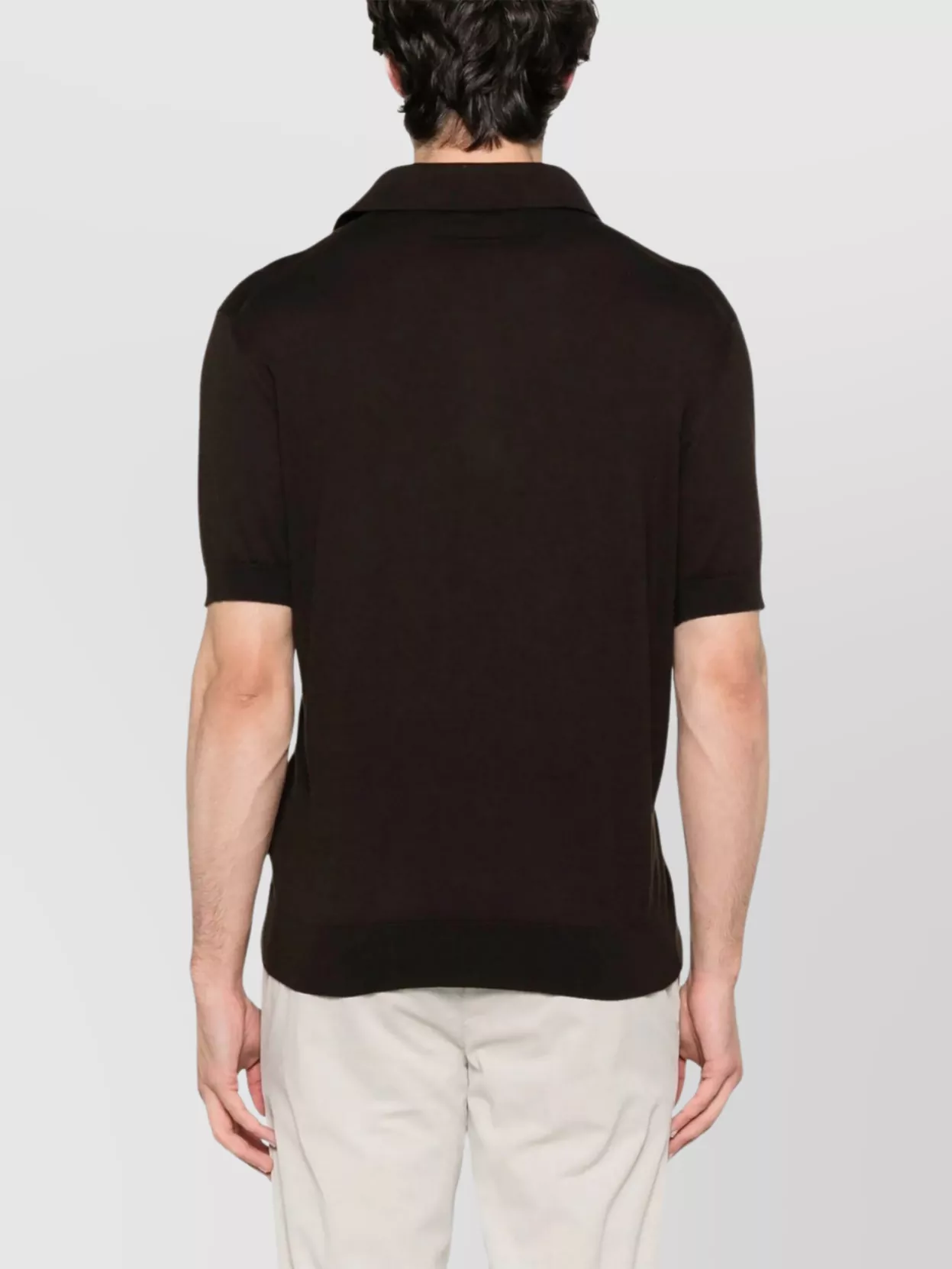 Zegna Regular Fit Polo Shirt With Button Placket