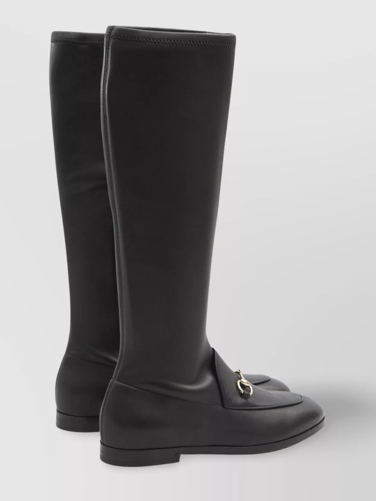 Gucci Jordaan Boots Featuring Horsebit Detail
