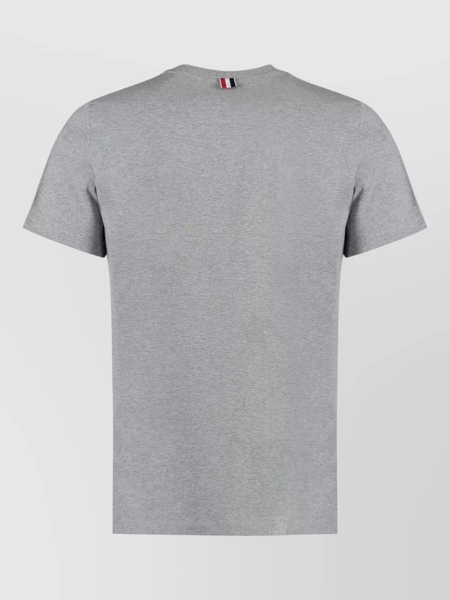Thom Browne Cotton Ribbed Crew-Neck T-Shirt