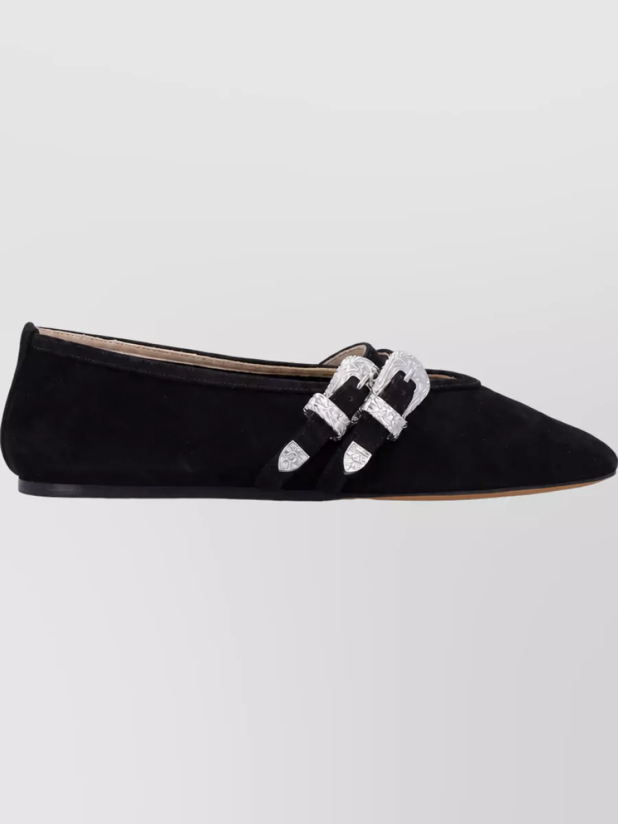 Le Monde Beryl Suede Leather Ballerina Flats