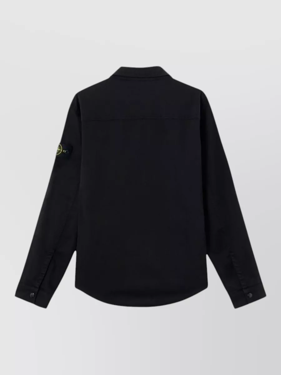 Stone Island Casual Shirt Buttoned Cuffs Chest Pocket