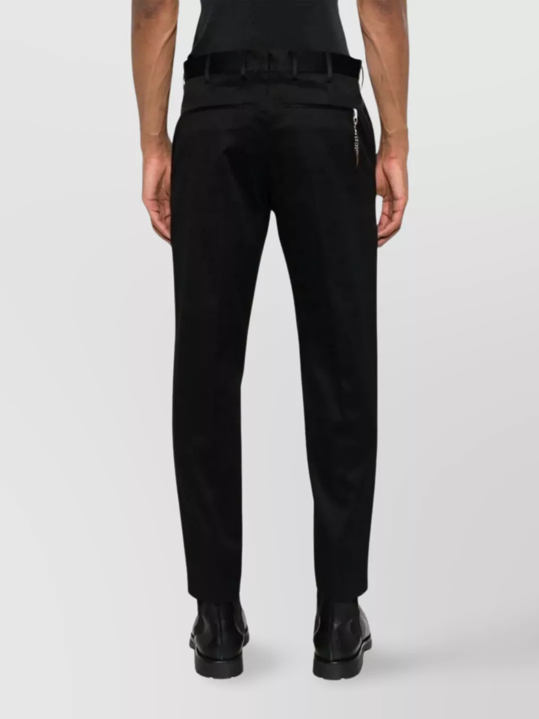 Pt Torino Rebel Fit Mid Waist Tailored Stretch Trousers