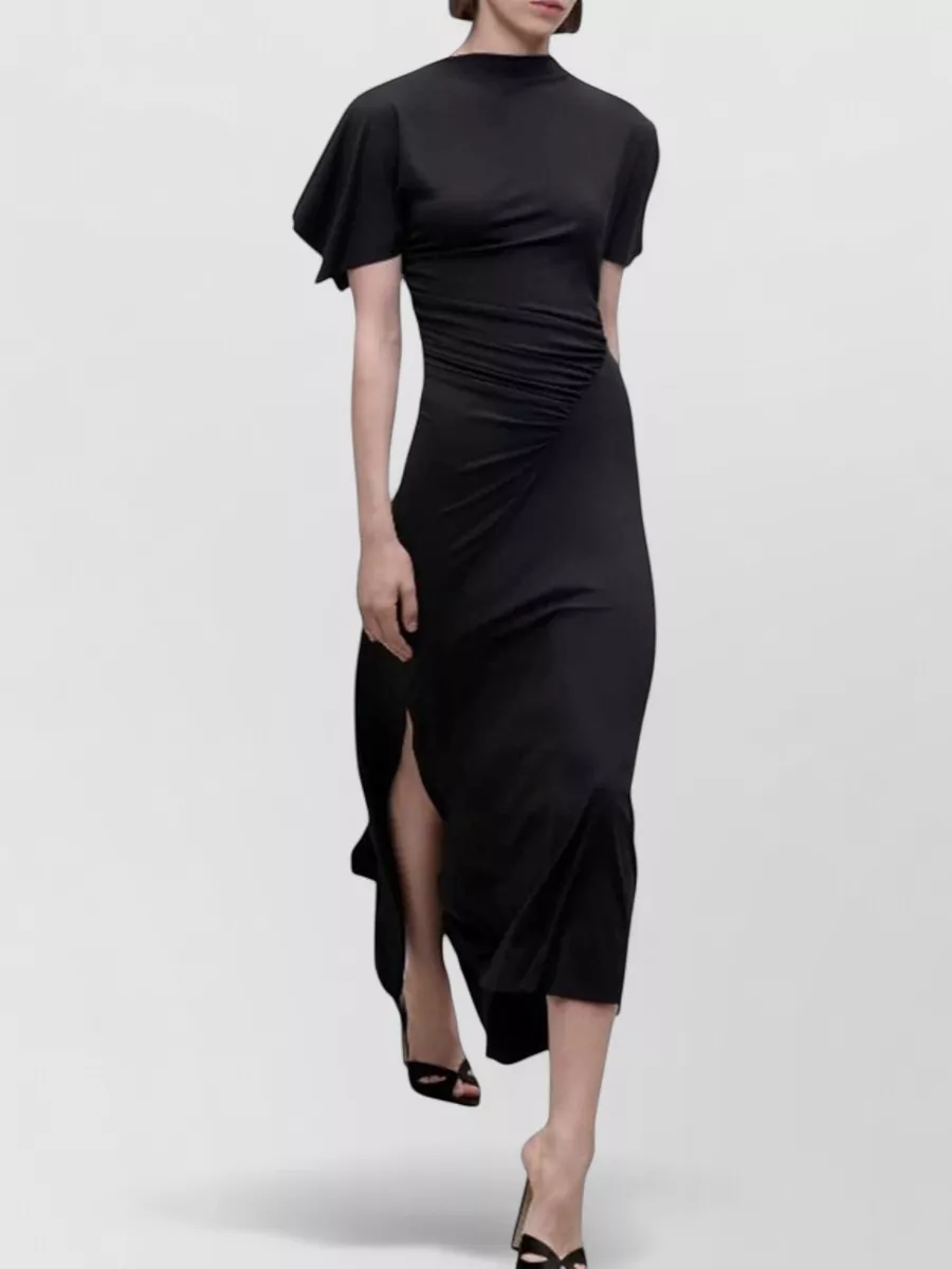 Victoria Beckham Draped Asymmetric Midi Dress