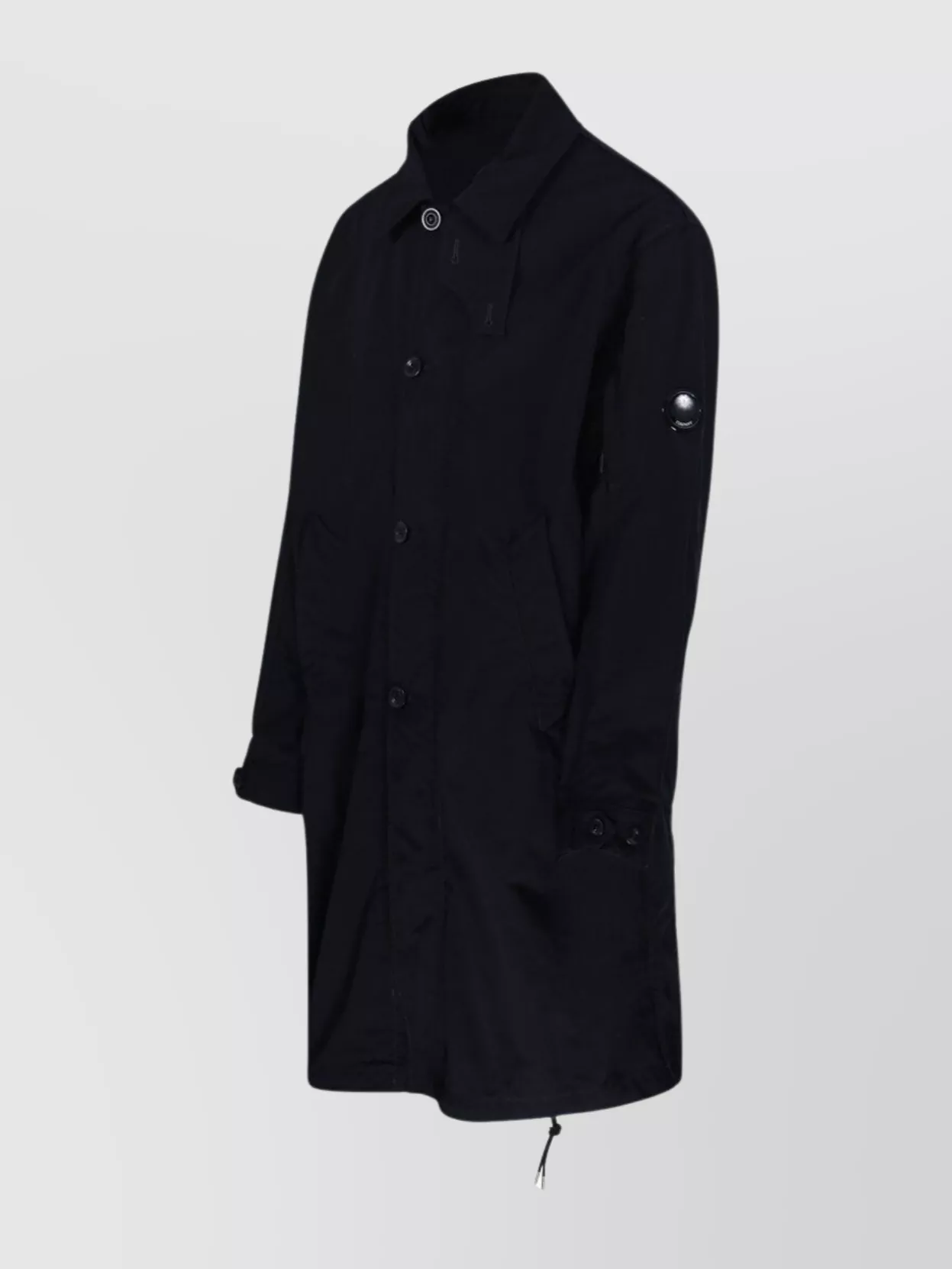 C.p. Company Long Coat Adjustable Cuffs