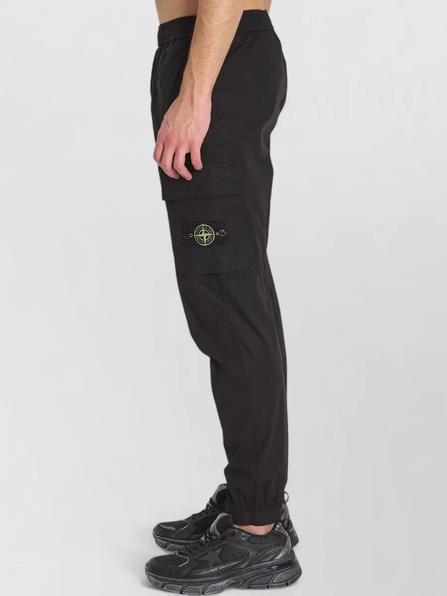 Stone Island Tapered Cotton Cargo Pants Regular Fit
