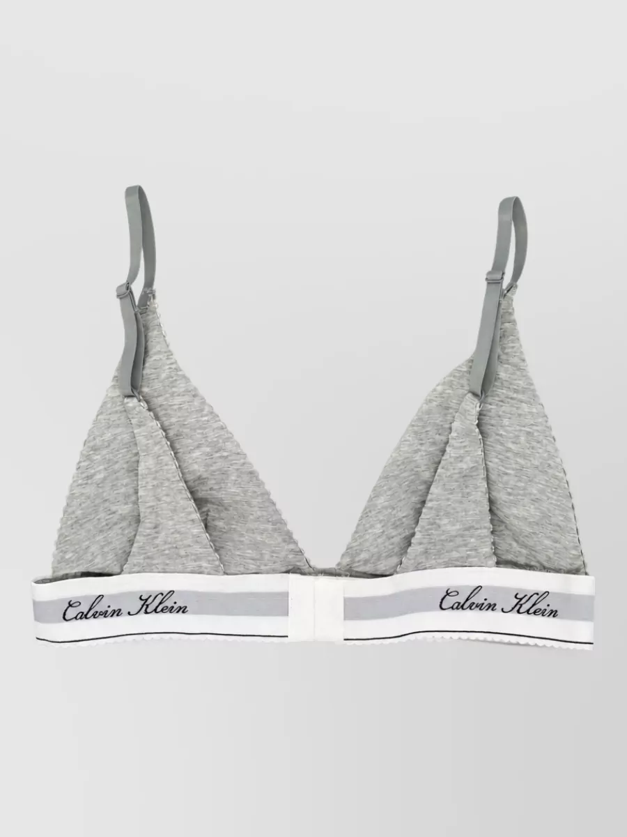 Calvin Klein lightly lined triangle bralette
