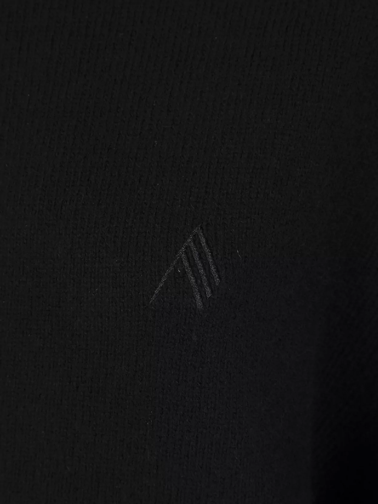 The Attico Ribbed Cashmere Knit Sweater