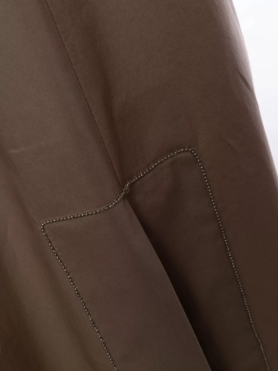 Peserico Midi Skirt Flared Shape Soft Movement