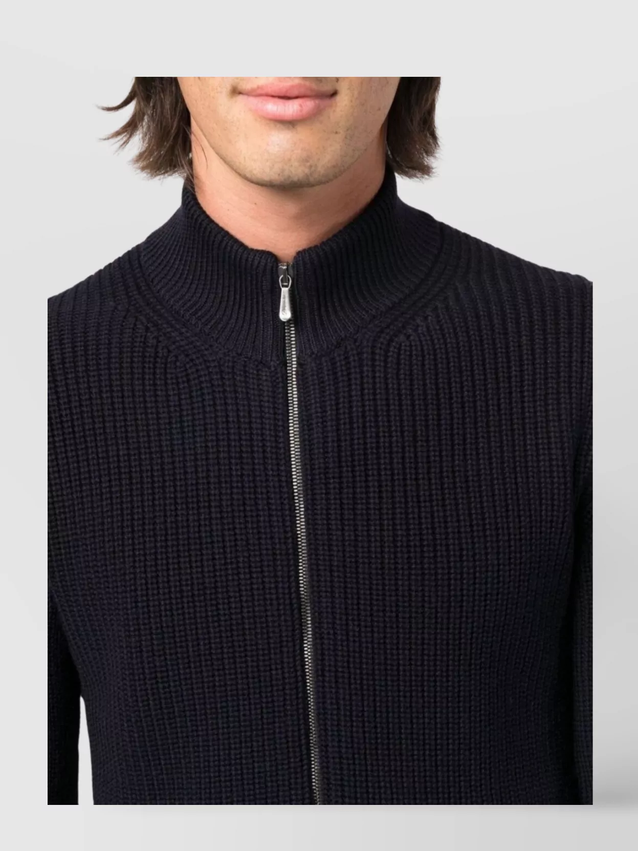 Drumohr High Neck Pullover Zipper