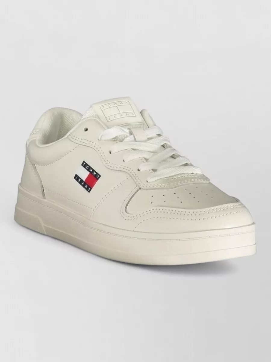 Tommy Hilfiger Leather Lace-Up Sneakers