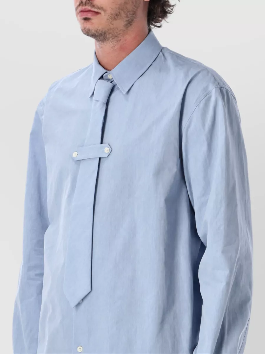 Dries Van Noten Cotton Poplin Regular Fit Shirt