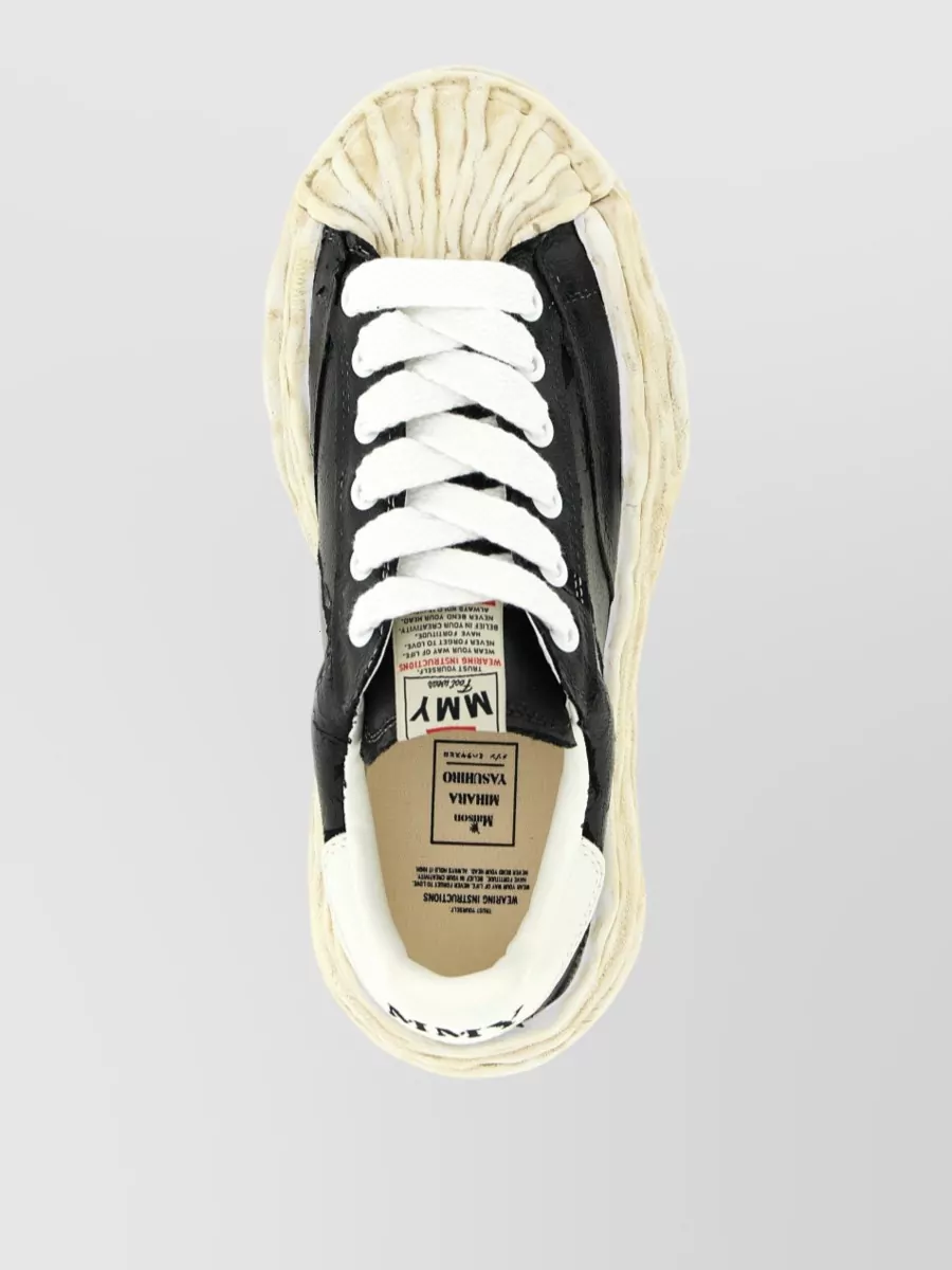Maison Mihara Yasuhiro Cotton Canvas Low-Top Sneakers
