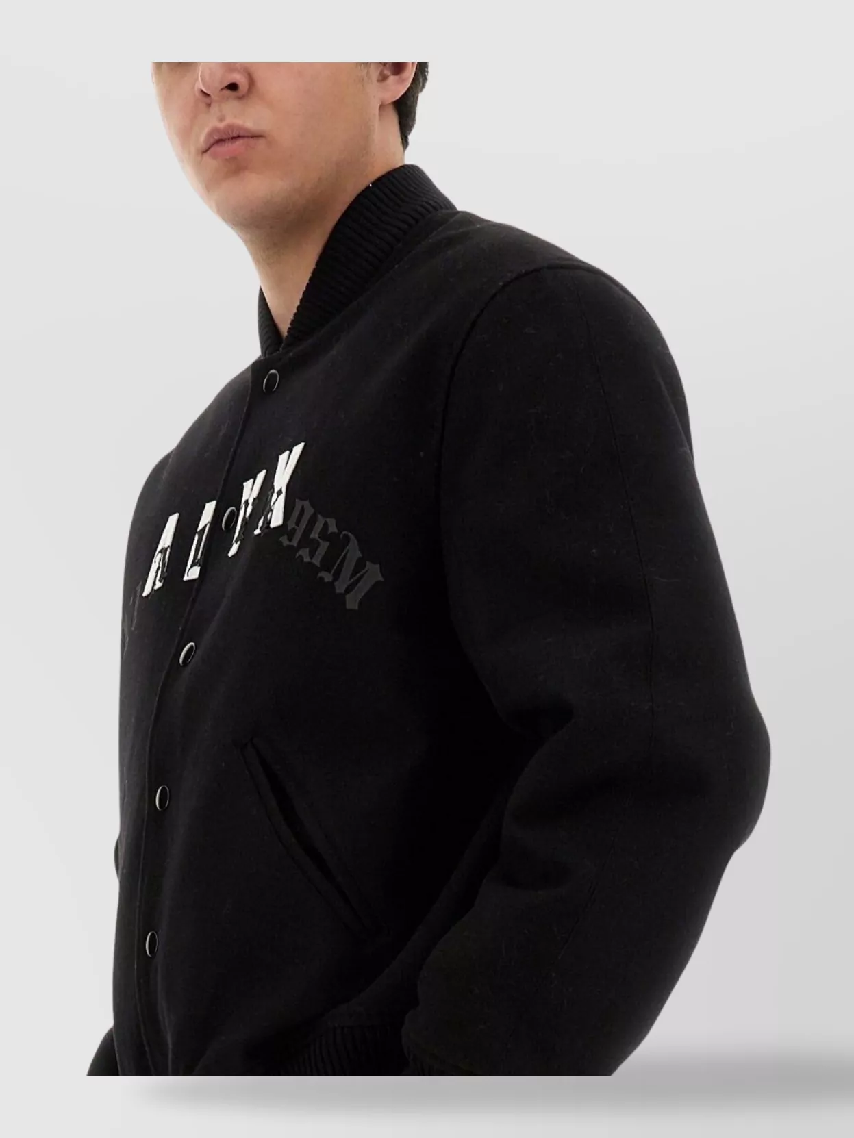 1017 Alyx 9Sm Logo Embroidered Bomber Jacket