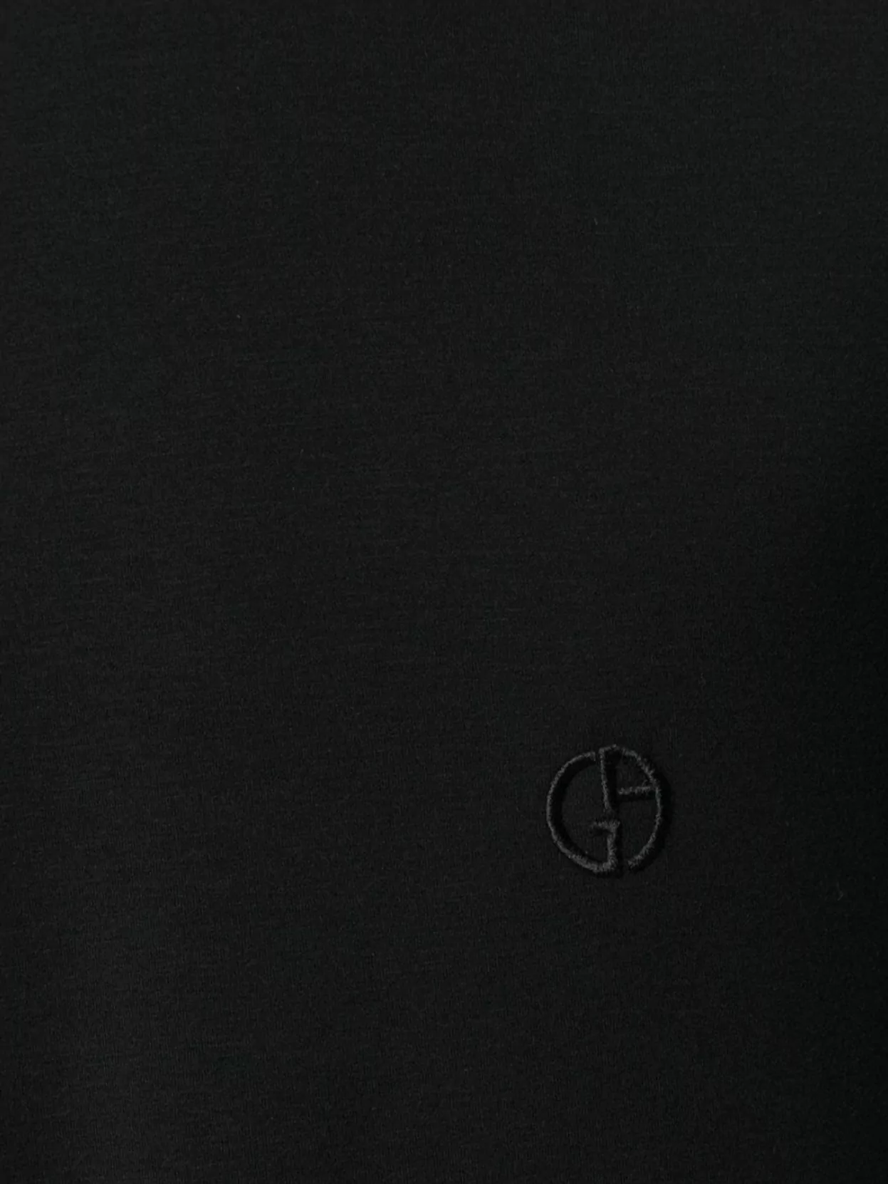 Giorgio Armani Chest Logo Embroidered T-Shirt